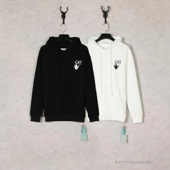 HypeYourBeast Off White Hoodie Skull Black