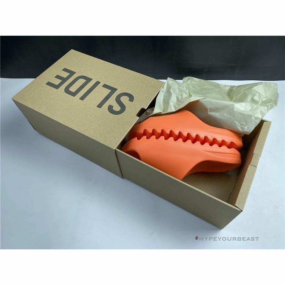 HypeYourBeast Adidas Yeezy Slide Orange 3 HypeYourBeast Adidas Yeezy Slide Orange
