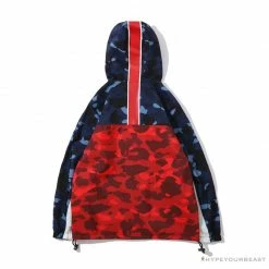 Hypeyourbeast Clothes BAPE X PSG Paris Saint-Germain Camouflage Blue-Red Hoodie