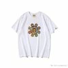Hypeyourbeast BAPE Baby Milo Ring Colorful Kaleidoscope Tee Shirt 'WHITE' Clothes