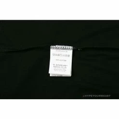 Hypeyourbeast BAPE Blue Ape Head Green Storm Tee Shirt 'BLACK' Clothes