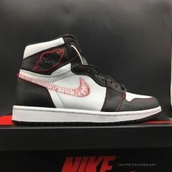Hypeyourbeast Air Jordan 1 Retro High Defiant White Retro Red