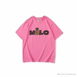 Hypeyourbeast BAPE Comic Dragon Ball Tee Shirt 'PINK' Clothes