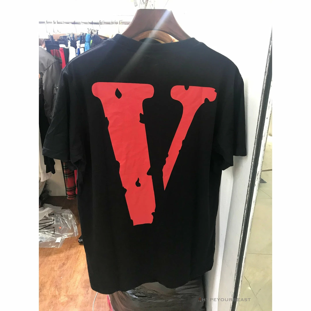 HypeYourBeast Vlone Black And Red Tee Shirt T-Shirts 3 HypeYourBeast Vlone Black And Red Tee Shirt T-Shirts