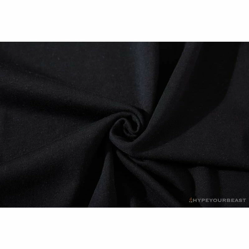 Hypeyourbeast BAPE Baby Milo Color Letter Monkey Tee Shirt 'BLACK' 10 Hypeyourbeast BAPE Baby Milo Color Letter Monkey Tee Shirt 'BLACK'