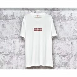 Hypeyourbeast Supreme Red Flash Box Logo Tee Shirt T-Shirts