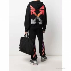 HypeYourBeast Off White Hoodie Black RED 29 HypeYourBeast Off White Hoodie Black RED