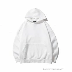 HypeYourBeast FOG Hoodie Reflective ‘ESSENTIALS’ White Hoodies & Jackets