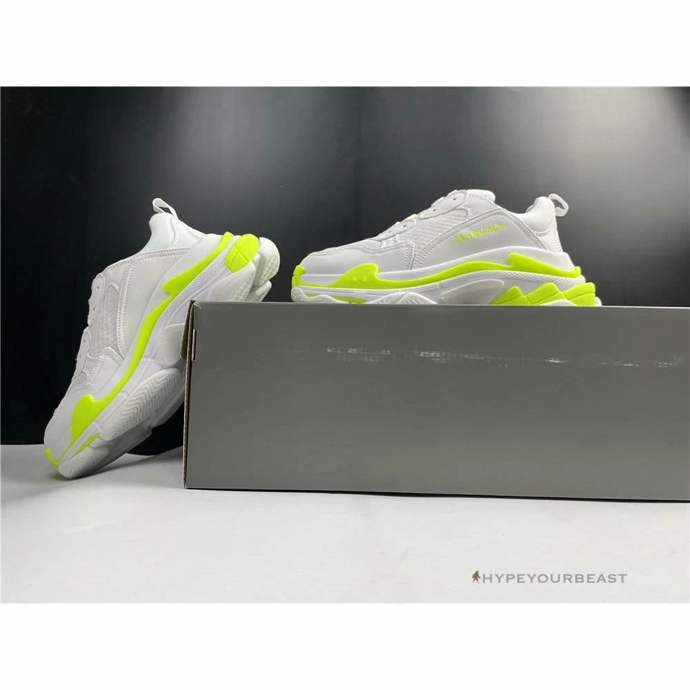 HypeYourBeast BCG Triple S White Neon Yellow Balenciaga Triple S 5 HypeYourBeast BCG Triple S White Neon Yellow Balenciaga Triple S