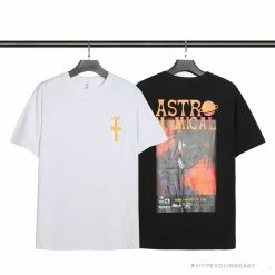 Hypeyourbeast OFF-WHITE Travis Scott Cactus Jack Astronomical Tee Shirt 'WHITE'