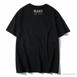 Hypeyourbeast Clothes BAPE NYC New York Limited Purple Camouflage Ape Head Tee Shirt 'BLACK'