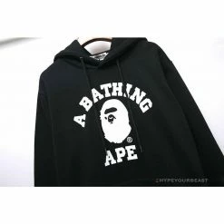 Hypeyourbeast BAPE X Bathing Ape Head Hoodie 'BLACK'