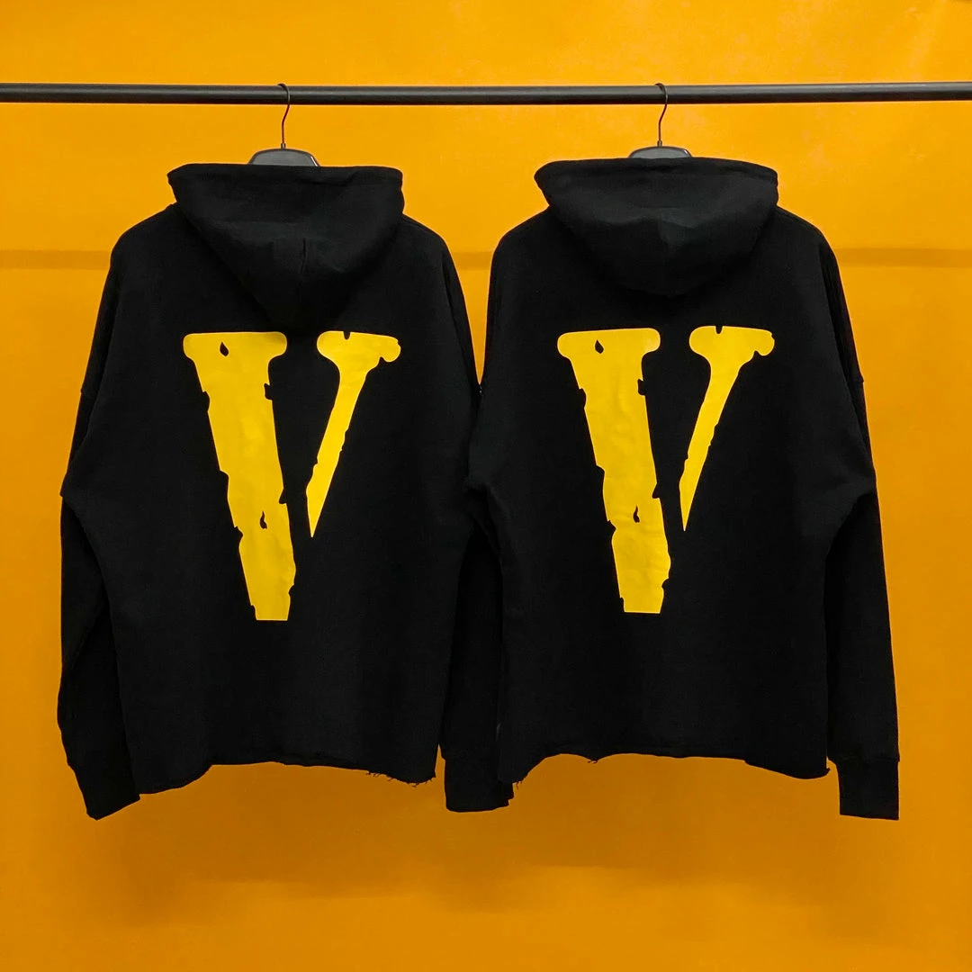 HypeYourBeast Hoodies & Jackets Vlone Yellow And Black Friends Hoodie 2 HypeYourBeast Hoodies & Jackets Vlone Yellow And Black Friends Hoodie