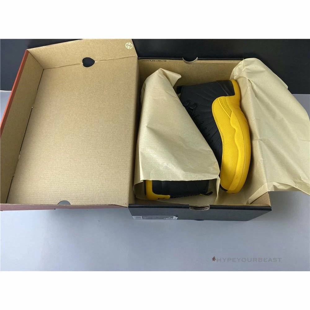 Hypeyourbeast Air Jordan 12 Retro Black 'University Gold' 6 Hypeyourbeast Air Jordan 12 Retro Black 'University Gold'