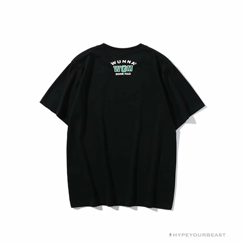 Hypeyourbeast Clothes BAPE Paint Splash Green Camouflage Tee Shirt 'BLACK' 2 Hypeyourbeast Clothes BAPE Paint Splash Green Camouflage Tee Shirt 'BLACK'