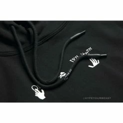 HypeYourBeast Hoodies & Jackets Off White Hoodie Black BLUE