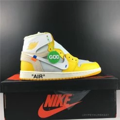 Hypeyourbeast Off-White X Air Jordan 1 High Canary Yellow