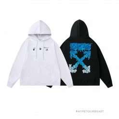 HypeYourBeast Off White Hoodie Royal - Black