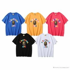 Hypeyourbeast Clothes BAPE Little Ape Head Colorful Classic Tee Shirt 'WHITE' 11 Hypeyourbeast Clothes BAPE Little Ape Head Colorful Classic Tee Shirt 'WHITE'