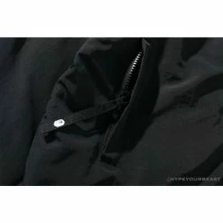 Hypeyourbeast BAPE X FCRB Joint Double Zip Camouflage Hoodie 'BLACK' Clothes