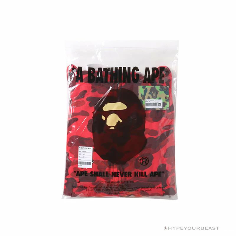Hypeyourbeast Clothes BAPE Camo Hoodie Shark Head 'RED' 4 Hypeyourbeast Clothes BAPE Camo Hoodie Shark Head 'RED'