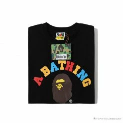 Hypeyourbeast BAPE Little Ape Head Colorful Classic Tee Shirt 'BLACK' Clothes 9 Hypeyourbeast BAPE Little Ape Head Colorful Classic Tee Shirt 'BLACK' Clothes