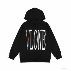 HypeYourBeast Hoodies & Jackets Vlone Hoodie Black Rainbow