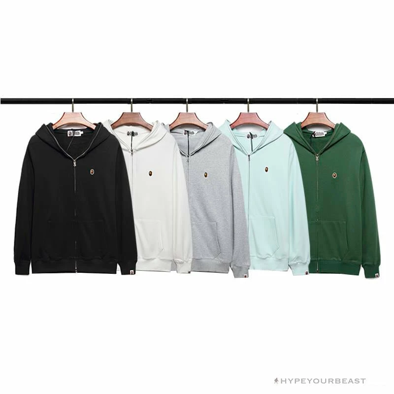 Hypeyourbeast Clothes BAPE Classic Ape Head Hoodie 'WHITE' 4 Hypeyourbeast Clothes BAPE Classic Ape Head Hoodie 'WHITE'
