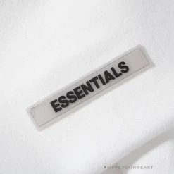 HypeYourBeast FOG Hoodie Reflective ‘ESSENTIALS’ White Hoodies & Jackets