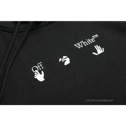 HypeYourBeast Off White Hoodie Black RED