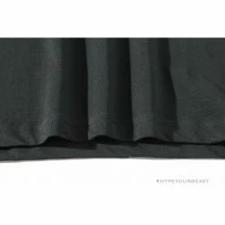 Hypeyourbeast BAPE Messy Letters Upside Down Little Ape Head Tee Shirt 'BLACK'