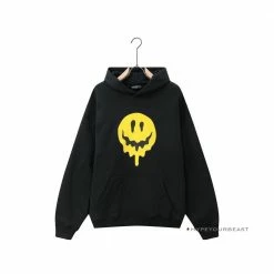 HypeYourBeast BCG Smile Hoodie Black Hoodies & Jackets