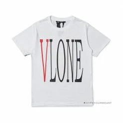 HypeYourBeast Vlone White And Red Tee Shirt T-Shirts