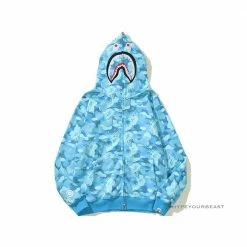 HypeYourBeast Bape Hoodie Sky Blue