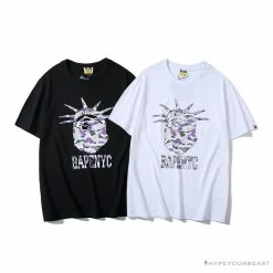 Hypeyourbeast Clothes BAPE NYC New York Limited Purple Camouflage Ape Head Tee Shirt 'BLACK' 26 Hypeyourbeast Clothes BAPE NYC New York Limited Purple Camouflage Ape Head Tee Shirt 'BLACK'