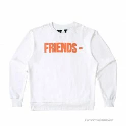 HypeYourBeast Shirts Vlone Orange Shirt - White