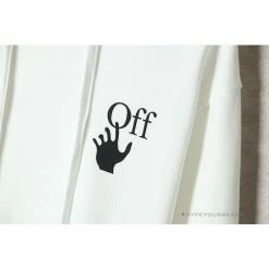 HypeYourBeast Off White Hoodie Skull White Hoodies & Jackets
