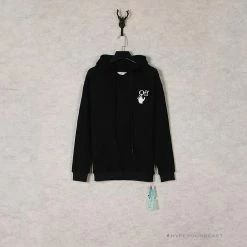 HypeYourBeast Off White Hoodie Skull Black