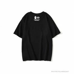 Hypeyourbeast Clothes BAPE Co-Branded Fly Boy Tee Shirt 'BLACK'