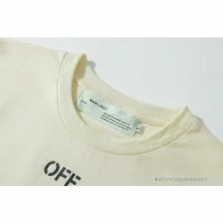 Hypeyourbeast OFF-WHITE Flower Edition Tee Shirt 'BEIGE' T-Shirts