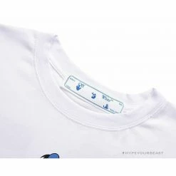 Hypeyourbeast OFF-WHITE Summer Donald Duck Print Tee Shirt 'WHITE'