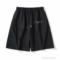 Hypeyourbeast Pants OFF-WHITE Dimensional Sketch Shorts 'BLACK' 15 Hypeyourbeast Pants OFF-WHITE Dimensional Sketch Shorts 'BLACK'