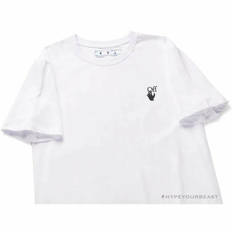 Hypeyourbeast OFF-WHITE Hand Shake Tee Shirt 'WHITE' T-Shirts 3 Hypeyourbeast OFF-WHITE Hand Shake Tee Shirt 'WHITE' T-Shirts