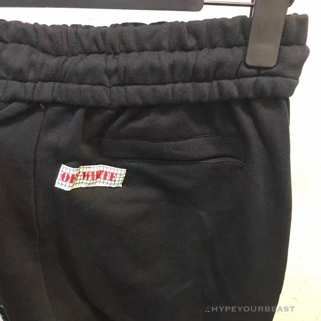 Hypeyourbeast OFF-WHITE Pants Black Paint 5 Hypeyourbeast OFF-WHITE Pants Black Paint