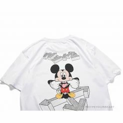 Hypeyourbeast OFF-WHITE Mickey Bluff Face Tee Shirt 'WHITE' 22 Hypeyourbeast OFF-WHITE Mickey Bluff Face Tee Shirt 'WHITE'