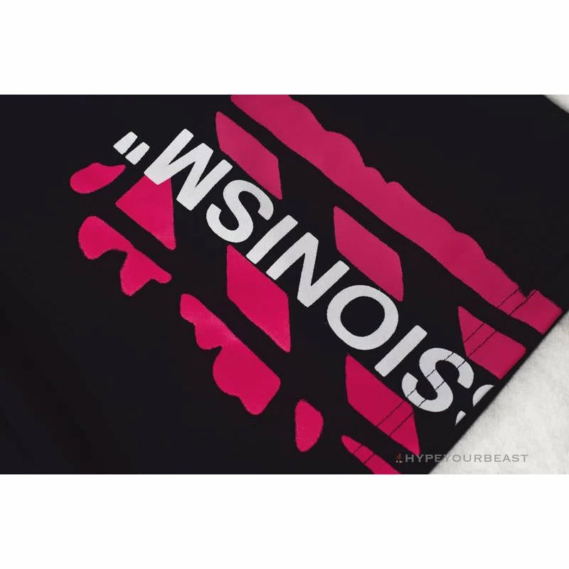 Hypeyourbeast OFF-WHITE 99 X Pink Arrow Shorts 'BLACK' 6 Hypeyourbeast OFF-WHITE 99 X Pink Arrow Shorts 'BLACK'