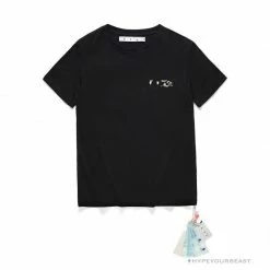 Hypeyourbeast OFF-WHITE Mickey Limited Arrow Tee Shirt 'BLACK' T-Shirts