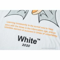 Hypeyourbeast T-Shirts OFF-WHITE Jerry Move Faster Tee Shirt 'WHITE' 22 Hypeyourbeast T-Shirts OFF-WHITE Jerry Move Faster Tee Shirt 'WHITE'