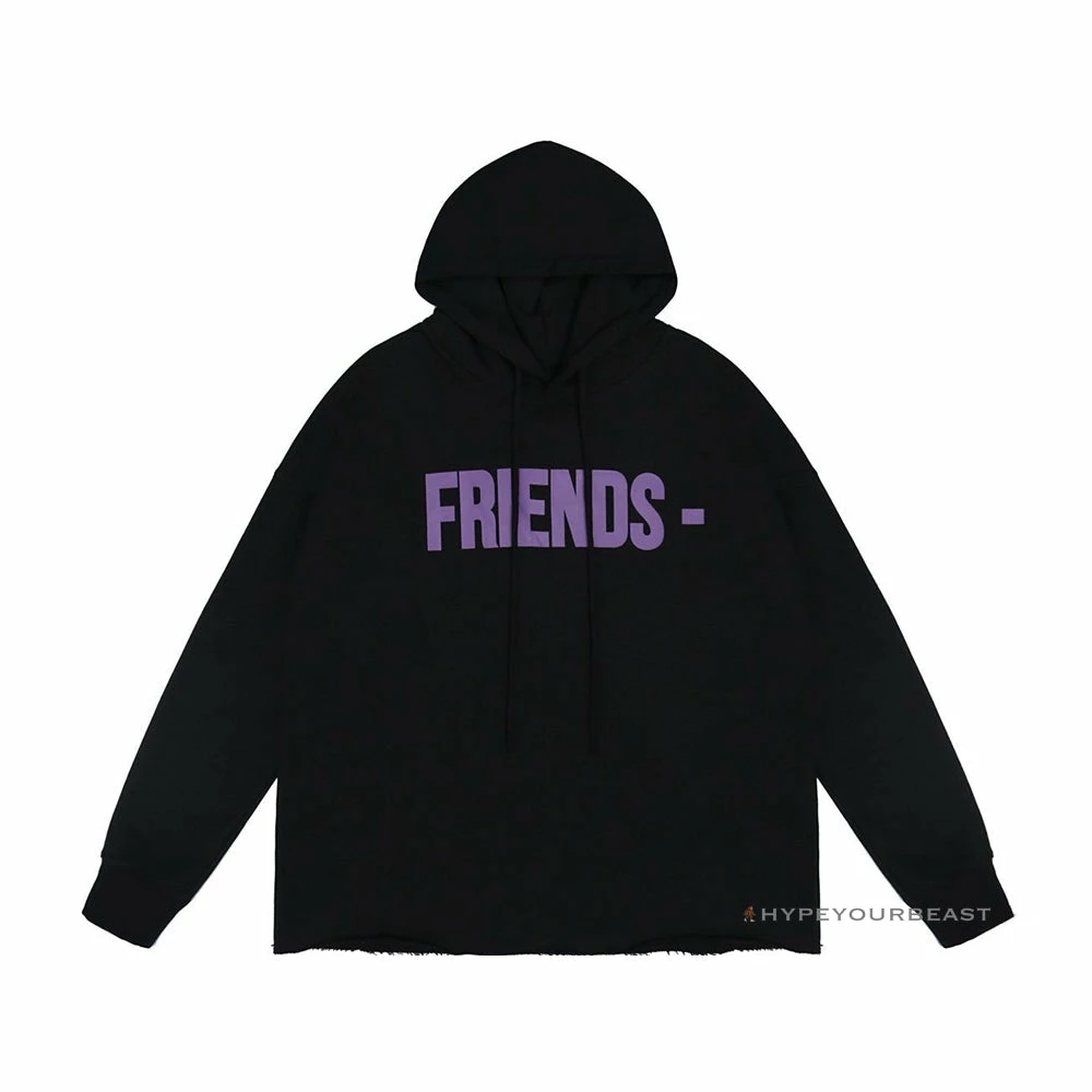HypeYourBeast Hoodies & Jackets Vlone Purple And Black Friends Hoodie 1 HypeYourBeast Hoodies & Jackets Vlone Purple And Black Friends Hoodie