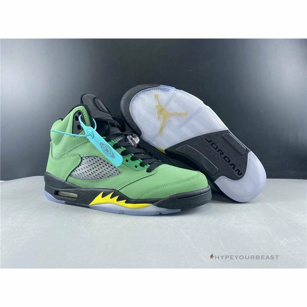 Hypeyourbeast Air Jordan 5 Retro Oregon Ducks 1 Hypeyourbeast Air Jordan 5 Retro Oregon Ducks